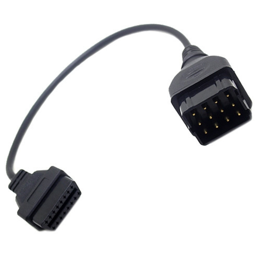 Переходник OBD2 16pin мама на 12pin папа для ГАЗ, адаптер для автосканера диагностики авто