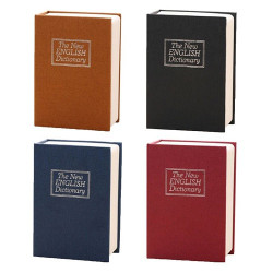 Сейф книга, шкатулка мини сейф для денег, тайник книга M 240x155x55мм