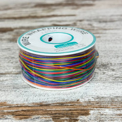 Монтажний провод 30AWG 0.25мм, 240м, 8 цветов, одножильний для пайки і накрутки