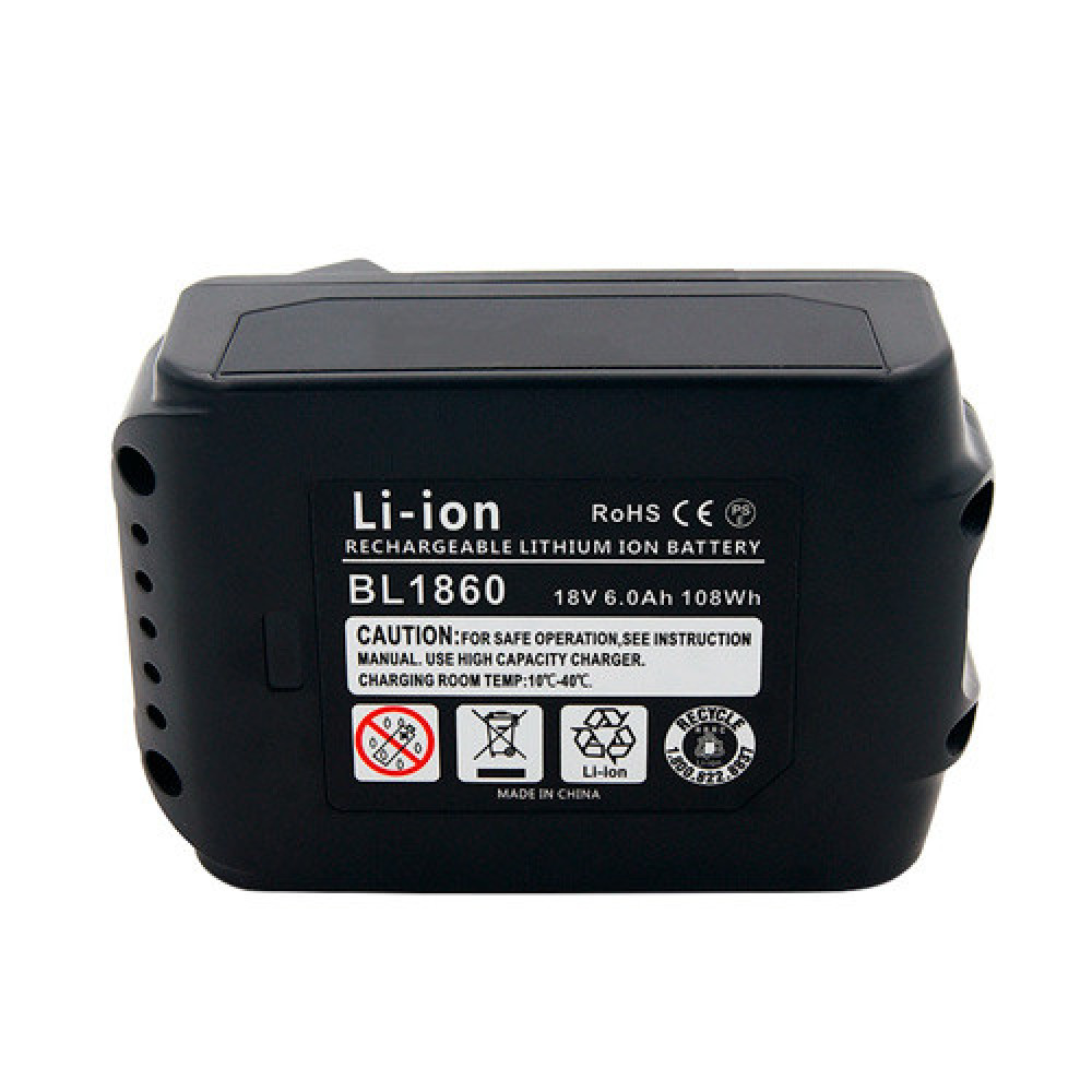 Аккумуляторная батарея Makita BL1860B 18В 6Ач Li-ion для дрелей и шуруповертов