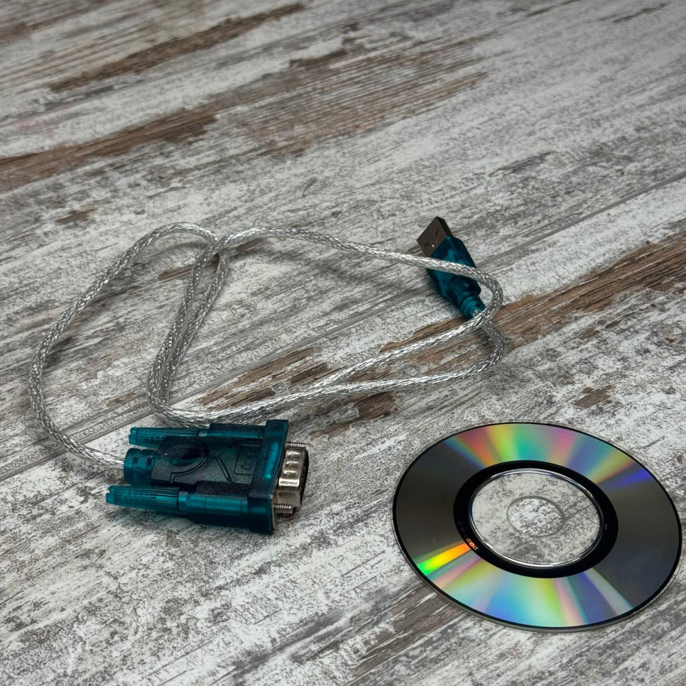 Кабель-переходник USB на RS232 DB9 COM CH340, 0.8 м для подключения устаревших устройств, промышленной техники
