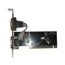 Контроллер PCI переходник на 2 RS232 DB9 COM-порта для поключения к ПК устройств