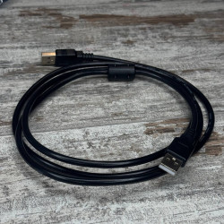 Кабель USB 2.0 AM - AM 1.5м для периферийных устройств с ферритовым кольцом