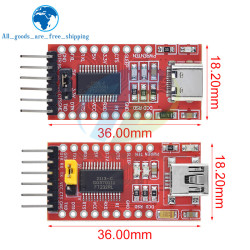 MiniUSB - UART TTL FT232RL 6pin конвертер, программатор для Arduino, модуль преобразователя интерфейсов