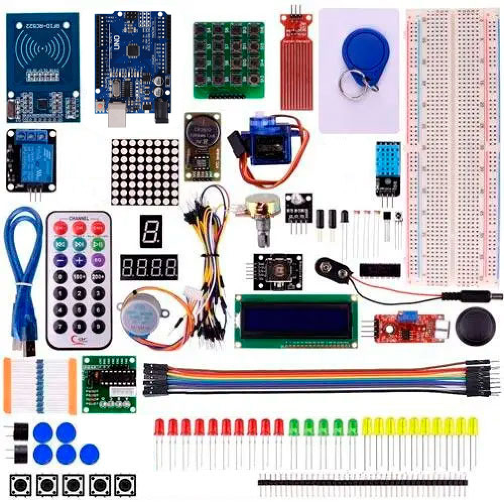 Arduino Starter Kit RFID набор для изучения микроэлектроники и робототехники на базе Uno R3 с RFID-модулем