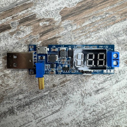 Универсальний DC-DC преобразователь напруги 3-12В на 1-24В с USB і встроенним вольтметром