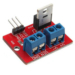 Модуль драйвера MOSFET IRF520 0-24В для Arduino, PIC, ARM, управление ШИМ нагрузкой до 5А