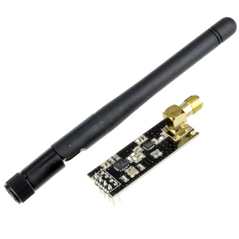 Радиомодуль NRF24L01+PA+LNA 2.4 ГГц с усилителем и антенной, дальность до 1000 м, для Arduino, PIC, STM32