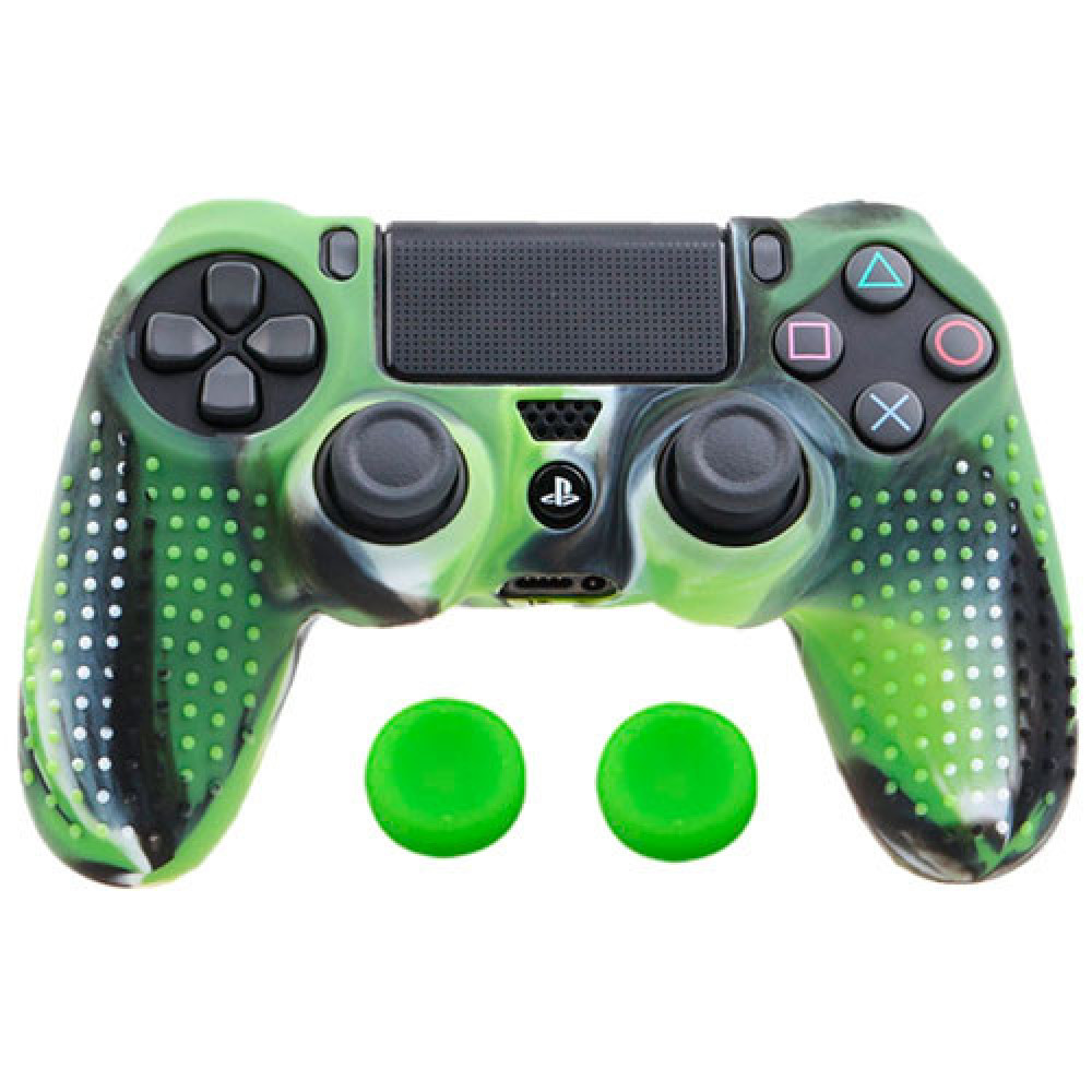 Чехол силиконовий для геймпада Dualshock 4 PS4 надежна защита от царапин комфортне управление разние цвета