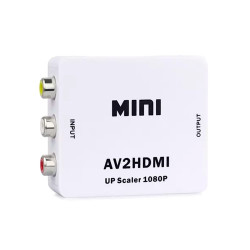 Конвертер AV RCA в HDMI видео і аудио, Full HD 1080p адаптер для телевизора і монитора