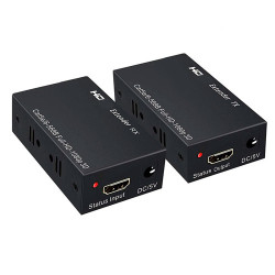 Активный HDMI удлинитель по витой паре предназначен для передачи видео и аудио сигналов на расстояние до 60 м