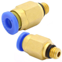 Фитинг PC4-M6 для PTFE трубки, коннектор Bowden MK8 E3D, пневмофитинг для 3D-принтера