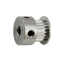 Зубчатий ролик 20 зубьев GT2, шкив 6мм для 3D-принтера, ось Nema17, алюминий
