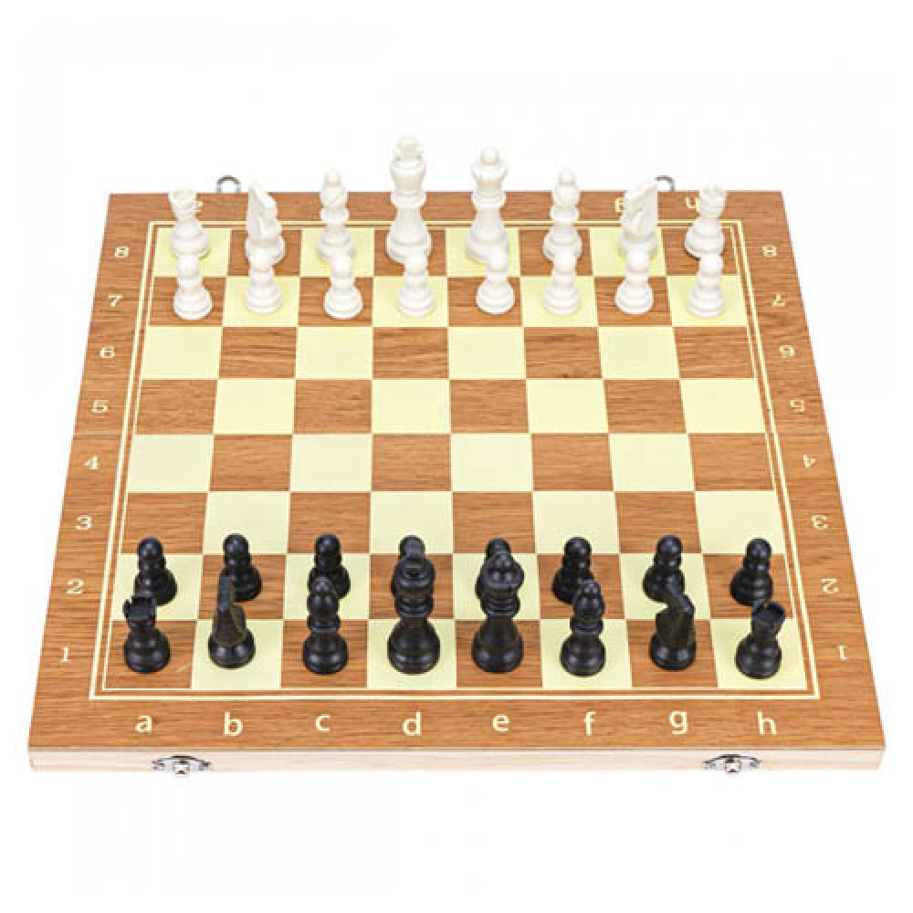 Настольна игра 3в1 шахмати шашки нарди деревянний набор 39×39 см большой классичеський комплект для всей семьи