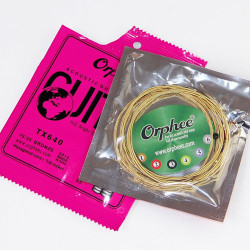 Струни для акустической гитари Orphee TX640 6шт 12-53