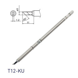 Жало наконечник T12-KU нож для паяльника паяльной станции Hakko T12 высокоточное