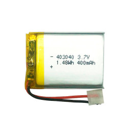 Аккумулятор 403040 Li-pol 3.7В 400мАч для RC моделей, DVR, GPS, MP3, MP4