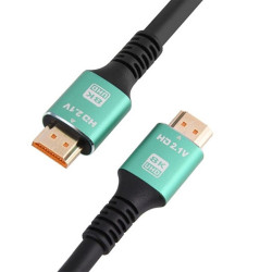 Кабель HDMI 2.1 20 м, UHD 8K Premium толстый с позолоченными разъемами для передачи сигнала
