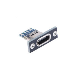 Разъем USB Type-C 3.1 4pin, мама, монтажний, для зарядки і живлення
