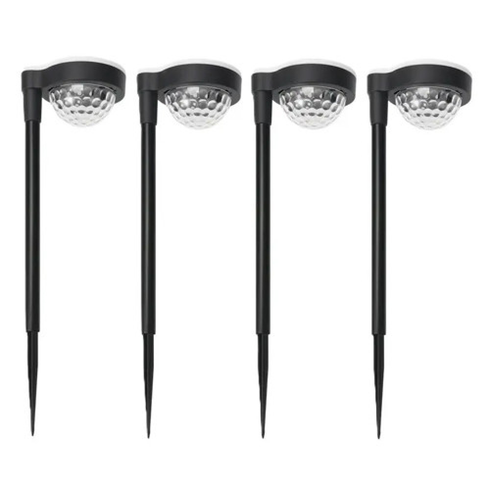 Садовый фонарь на солнечной батарее 4 шт 38 см LED теплый свет датчик освещения IP44 для сада дорожек
