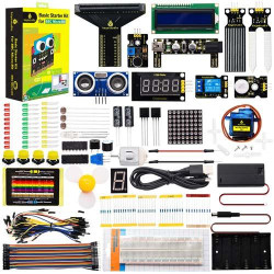 Стартовий набор BBC Microbit Keyestudio KS 4003 без плати датчики дисплей мотор реле комплект для Arduino обучения в кейсе