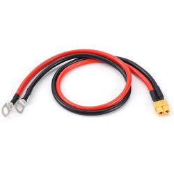 Кабель перехідник XT60 мама на M8 клемми 10AWG 50см силовой кабель для аккумулятора Lipo дрона генератора і зарядного устройства
