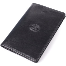 Красивая обложка на паспорт из глянцевой натуральной кожи Tony Perotti 20891_1 (1597 nero) Черный