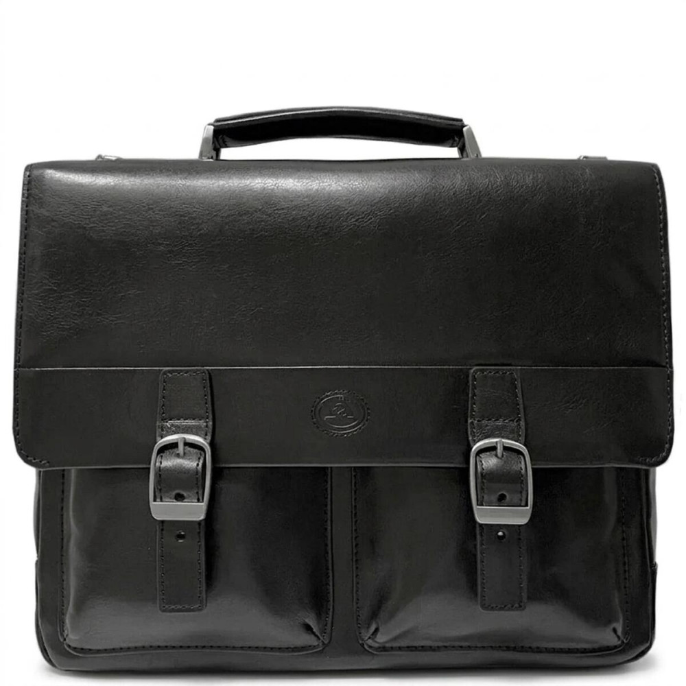 Мужской портфель из натуральной кожи Tony Perotti Italico 9276G-35 (90416) Черный