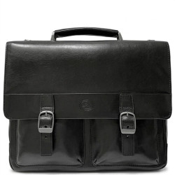 Мужской портфель из натуральной кожи Tony Perotti Italico 9276G-35 (90416) Черный
