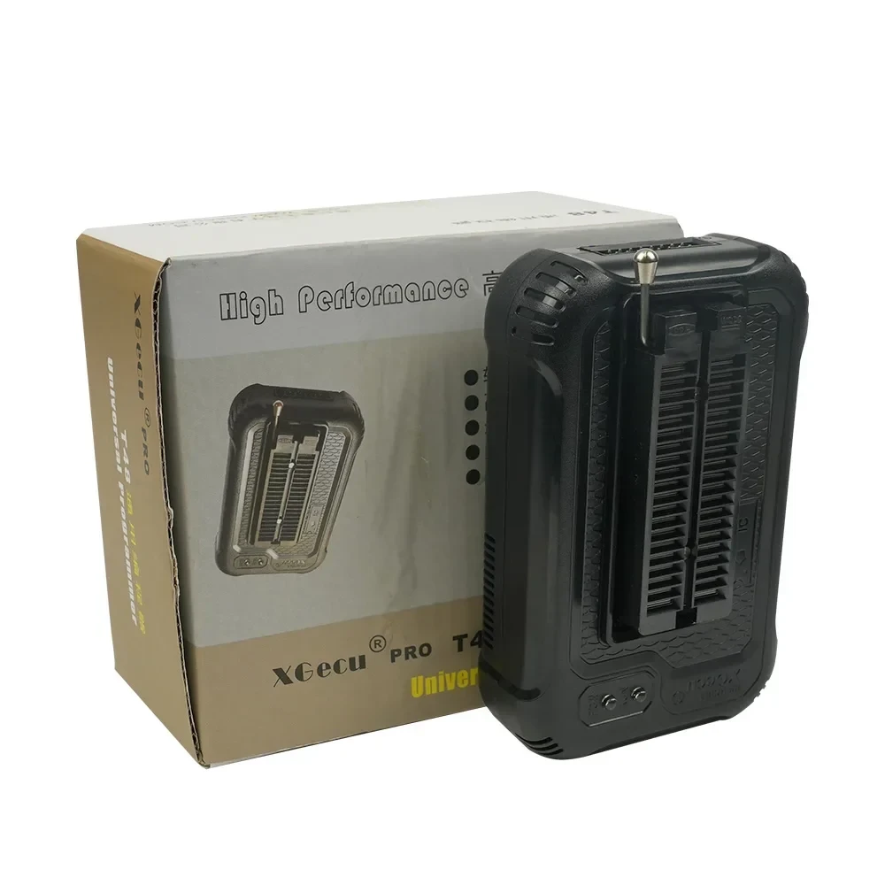USB программатор микросхем Xgecu T48 (TL866 3G) с адаптерами 12в1, универсальный